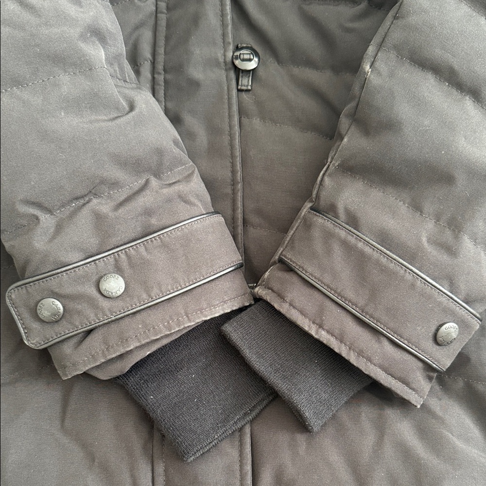 Canada Goose Lorette Parka Black Woman’s Size Small Hood Pockets - Picture 5 of 14